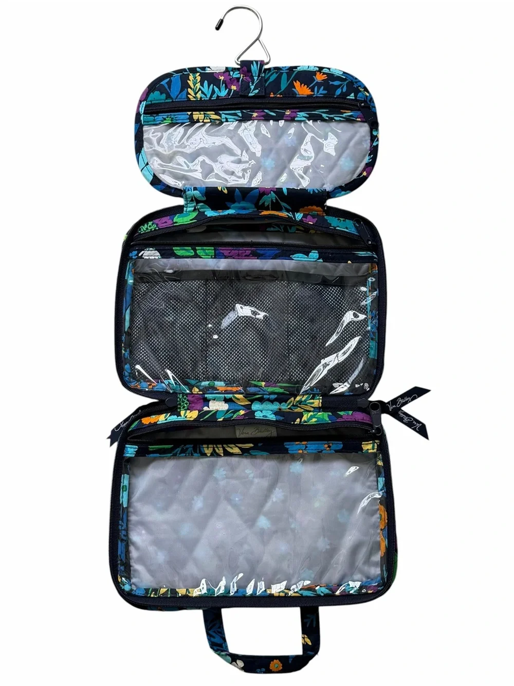 VERA BRADLEY Hanging Travel Bag Midnight Blues